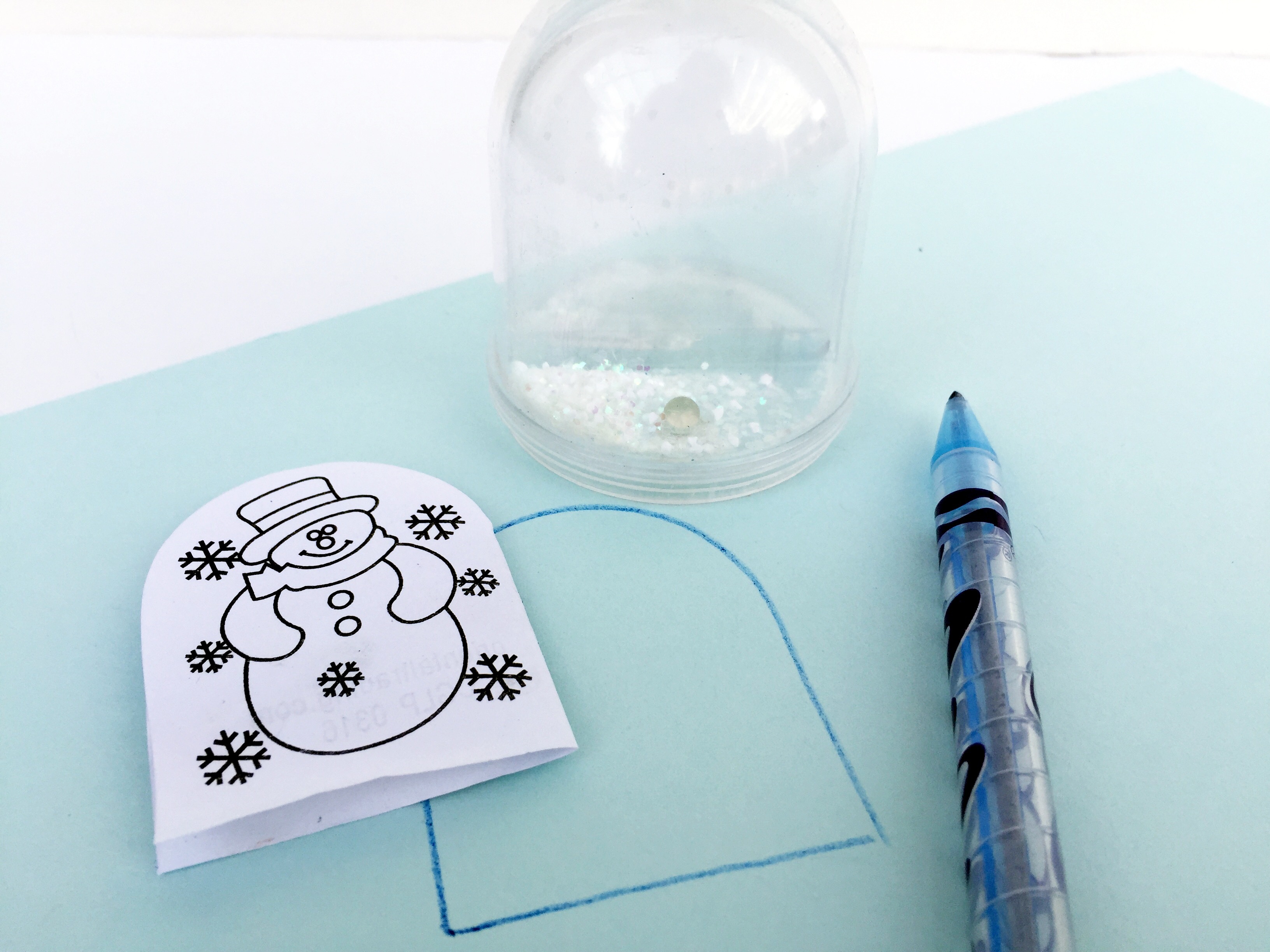 snow globe craft