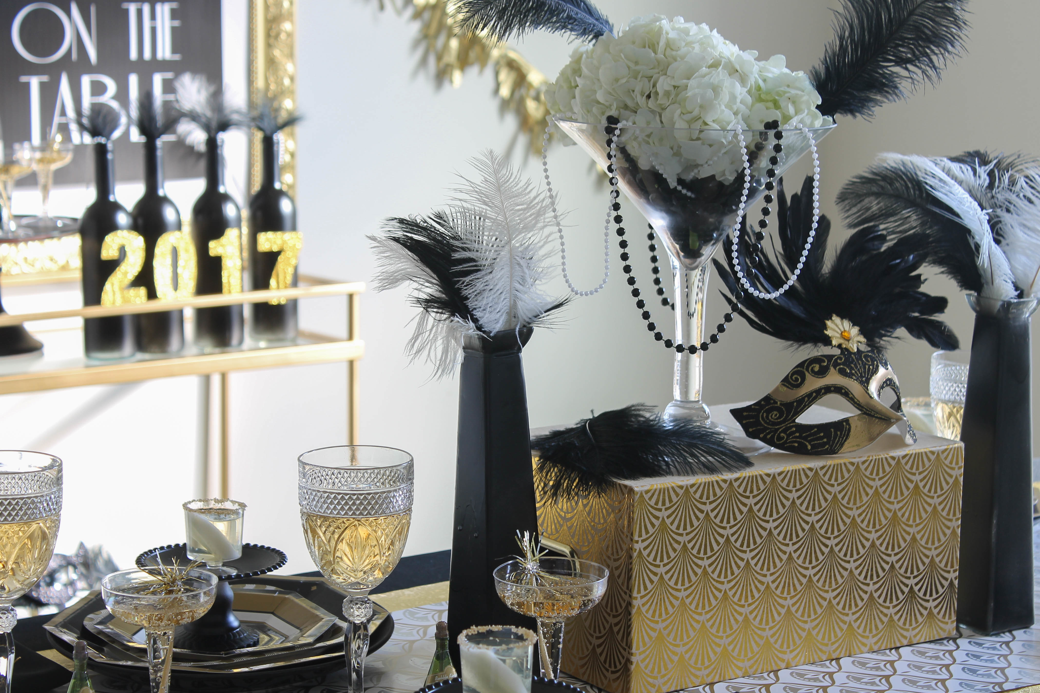 Gatsby Inspired New Year's Eve Party