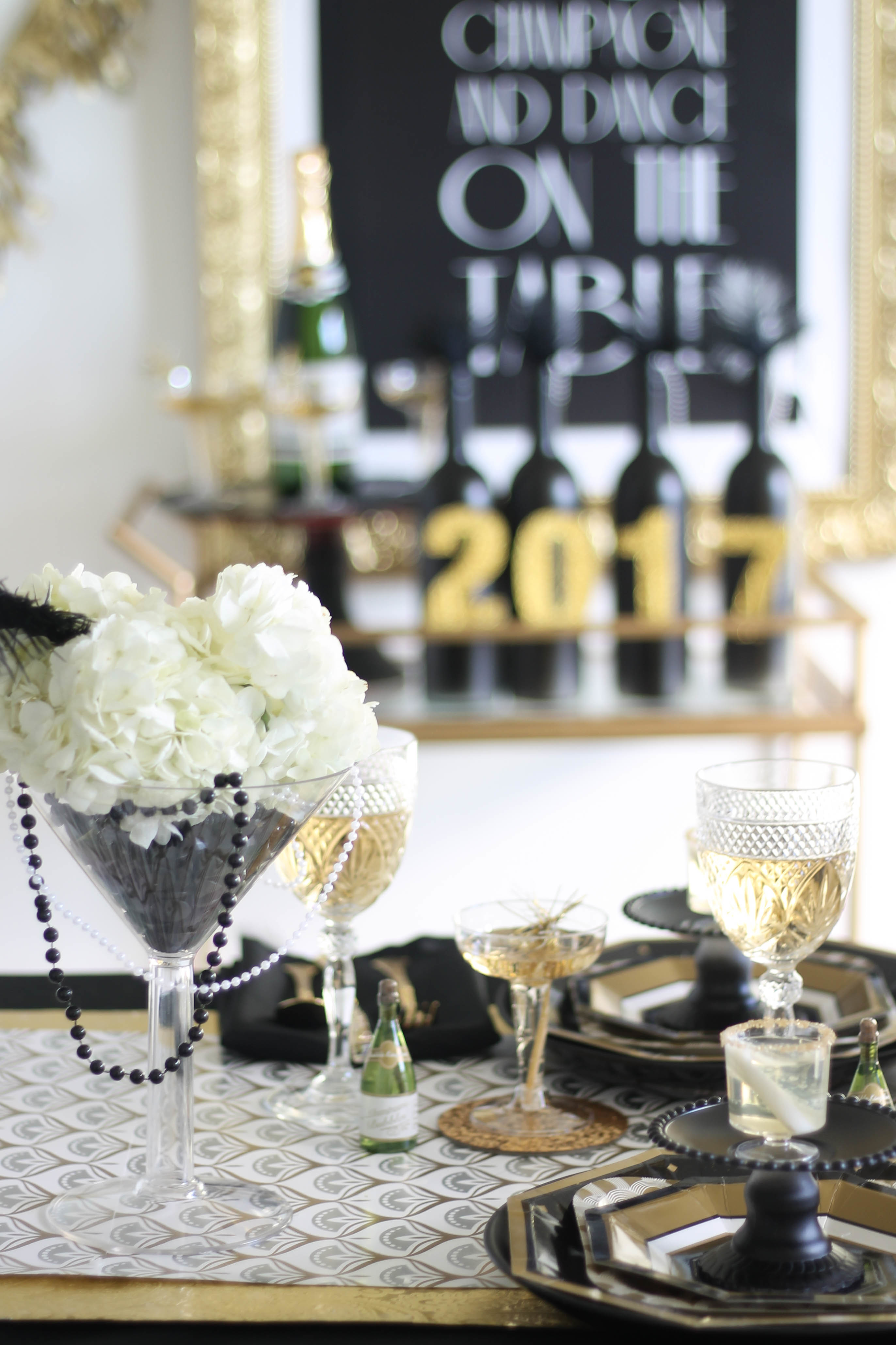 Gatsby Inspired New Year's Eve Party