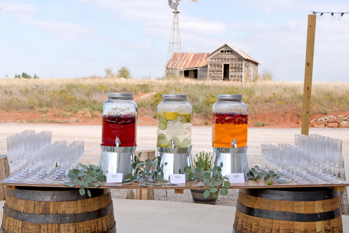 wedding drink station ideas