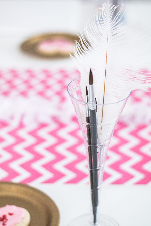 Galentine Party DIY Sip and Paint Girls Night