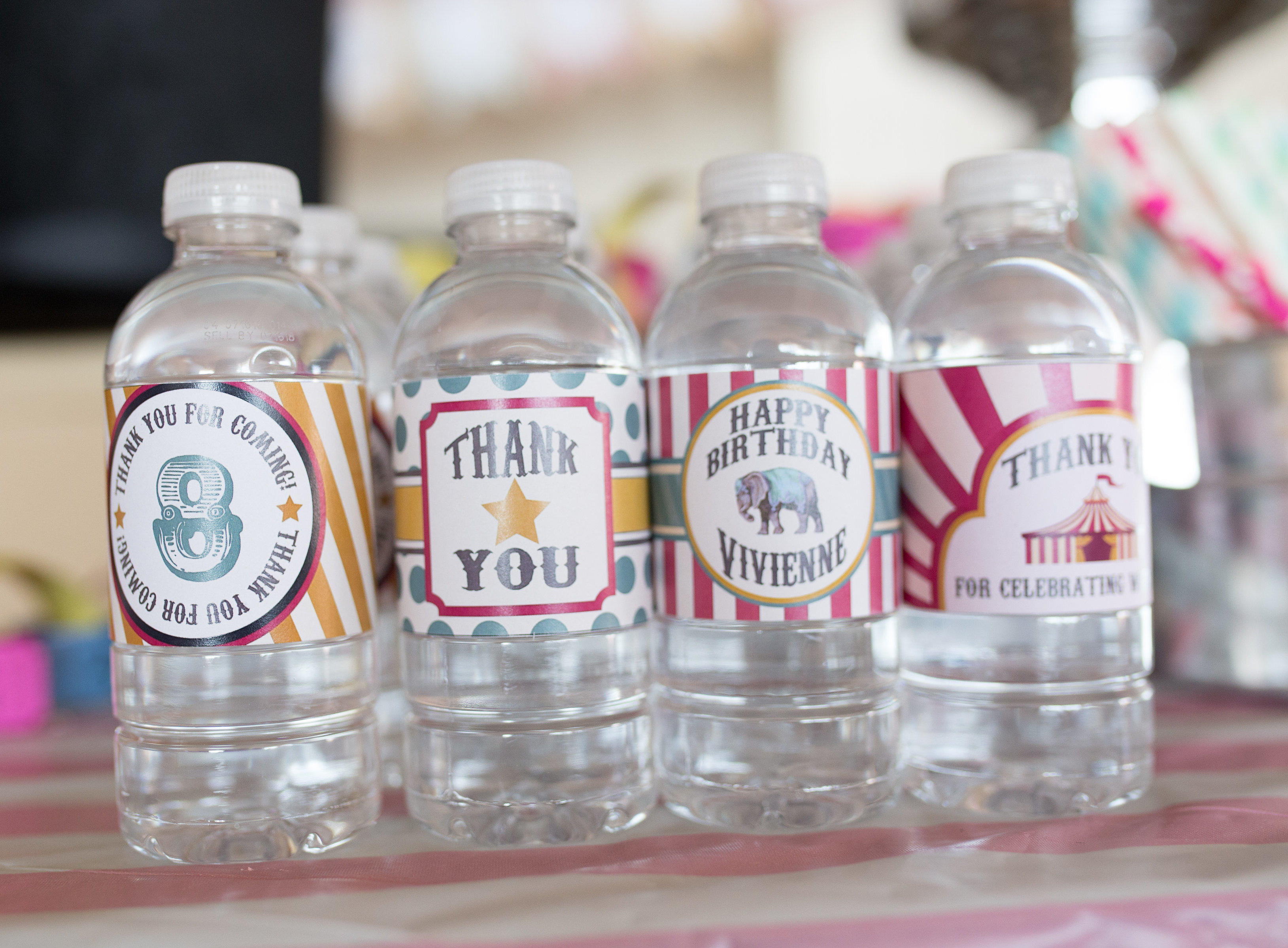 carnival themed birthday party decorations and details