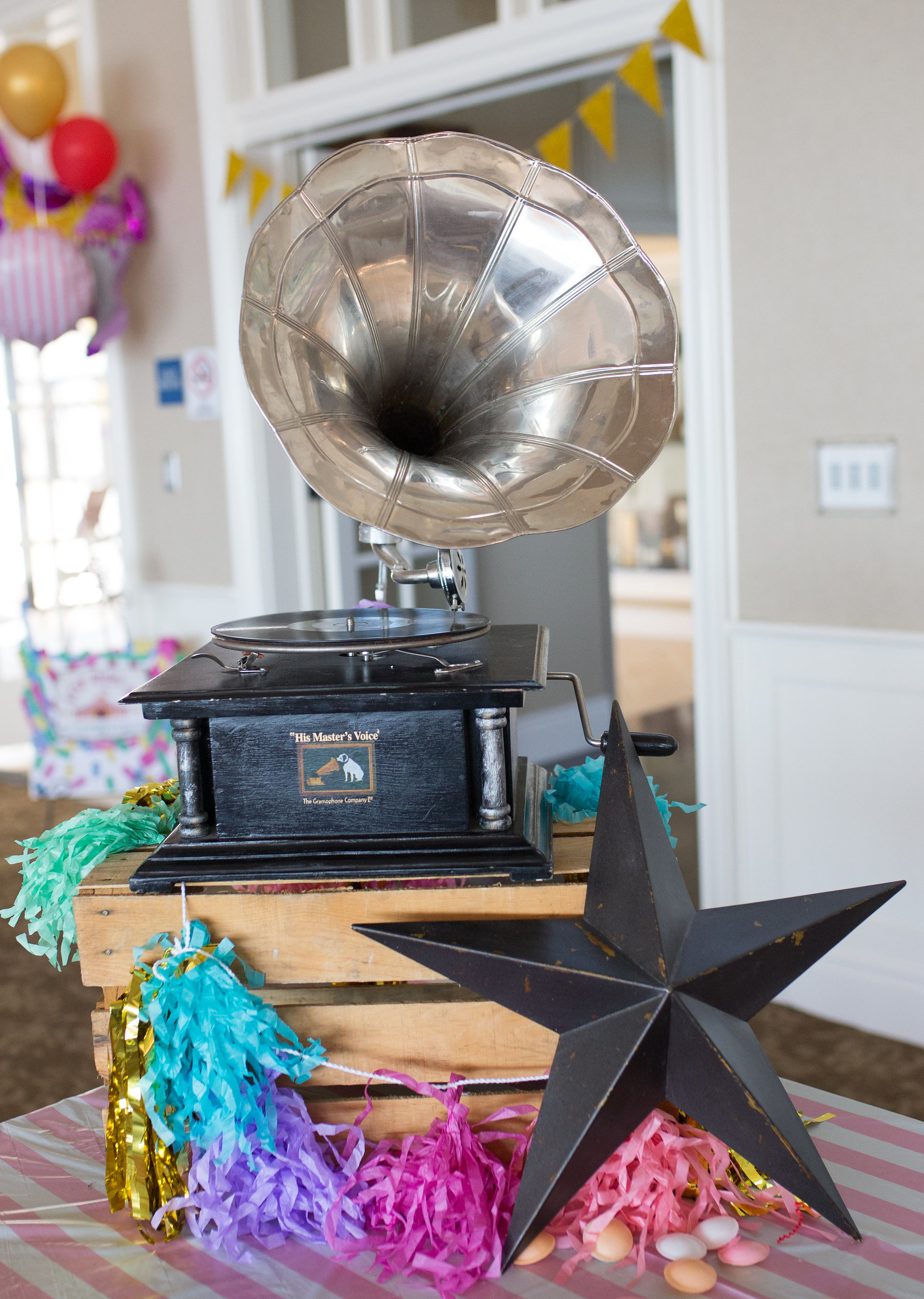carnival themed birthday party decorations and details