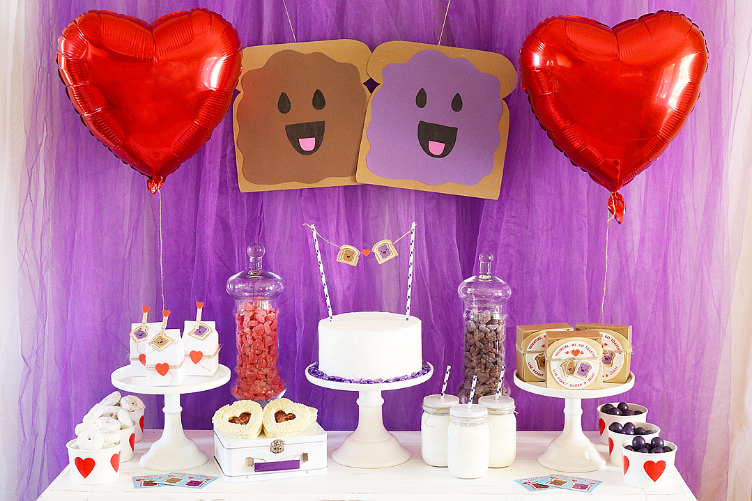 We Go Together Like PB & J Valentine's Day Party