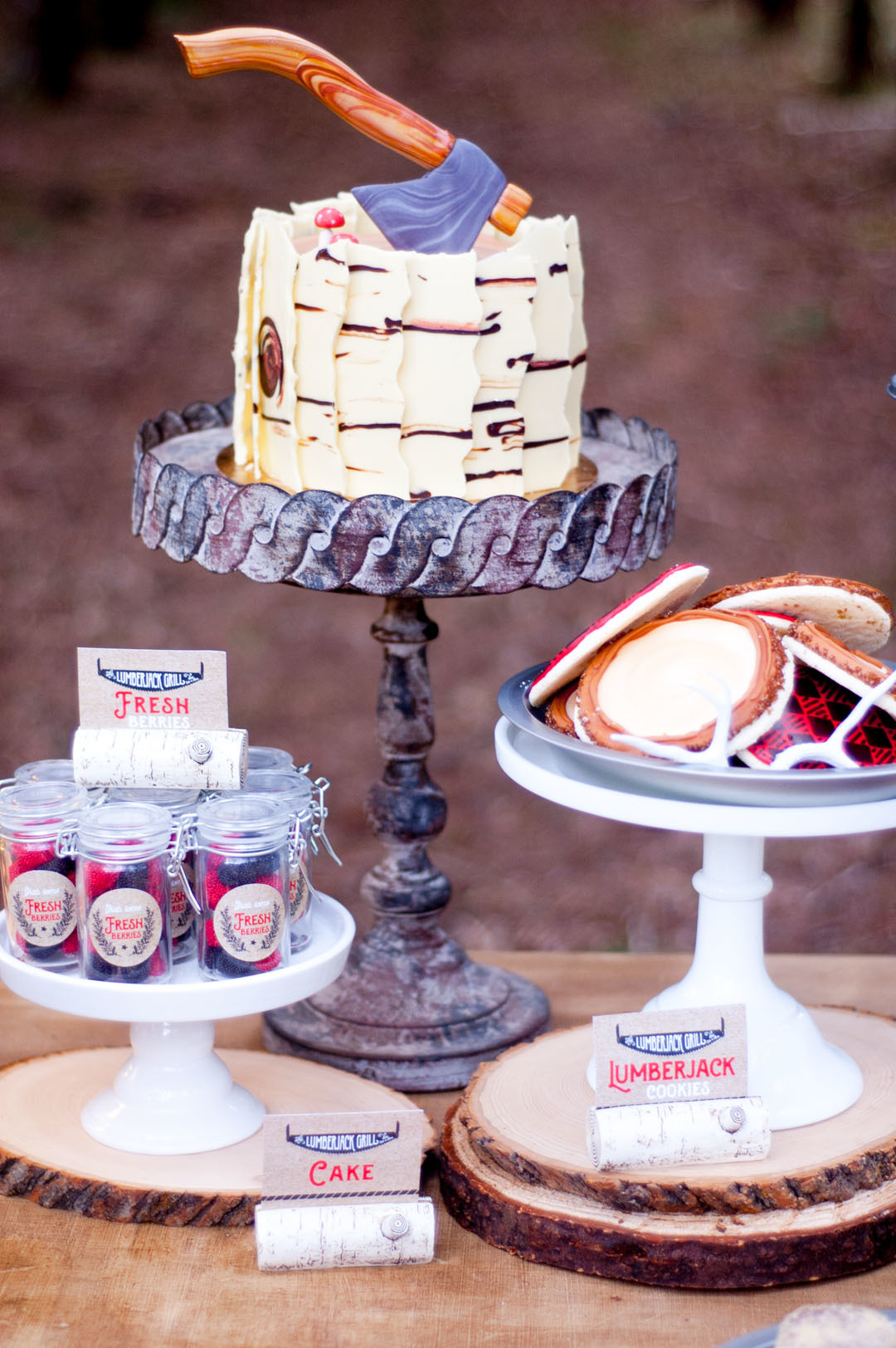 Throw your little Lumberjack a Buffalo Plaid Lumberjack Party with Oriental Trading.