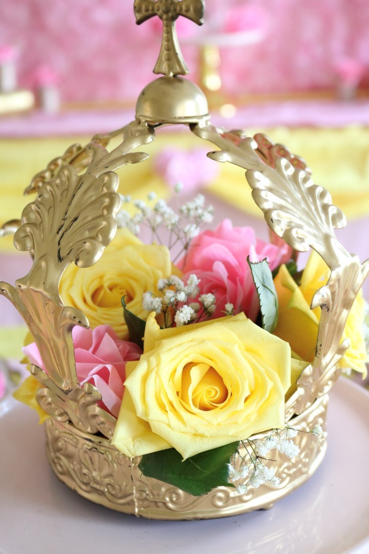 Pink Rose Garland