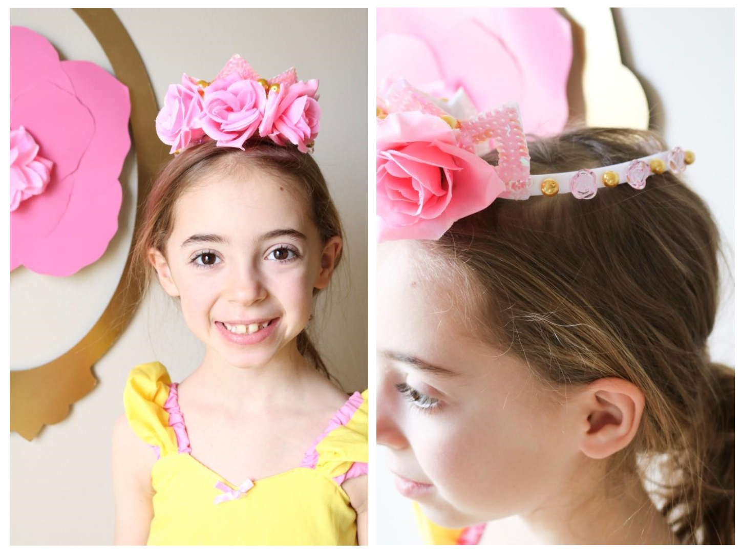 DIY Floral Princess Tiara