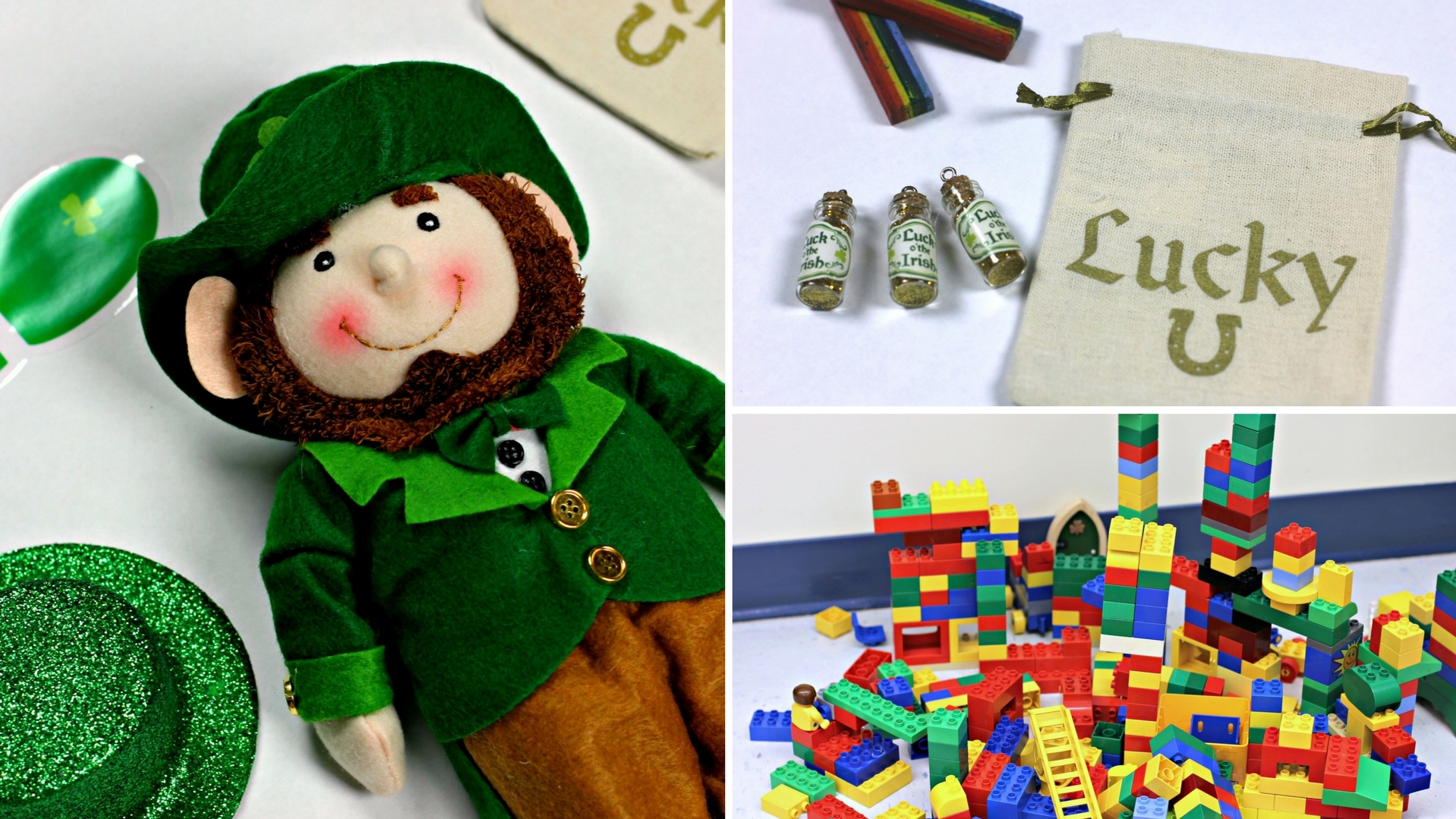 Use a number of Oriental Trading products to introduce your leprechaun and create fun and engaging activities that align with your curriculum.