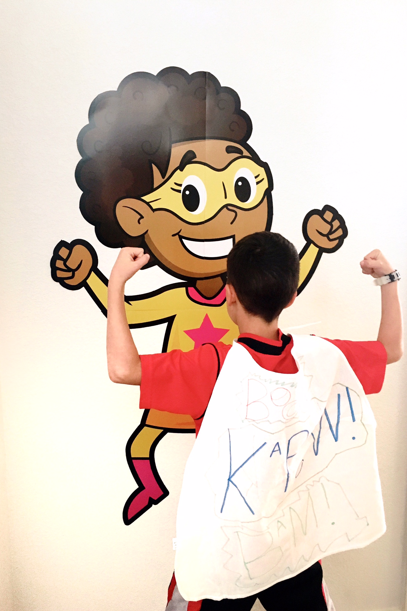 superhero photo booth