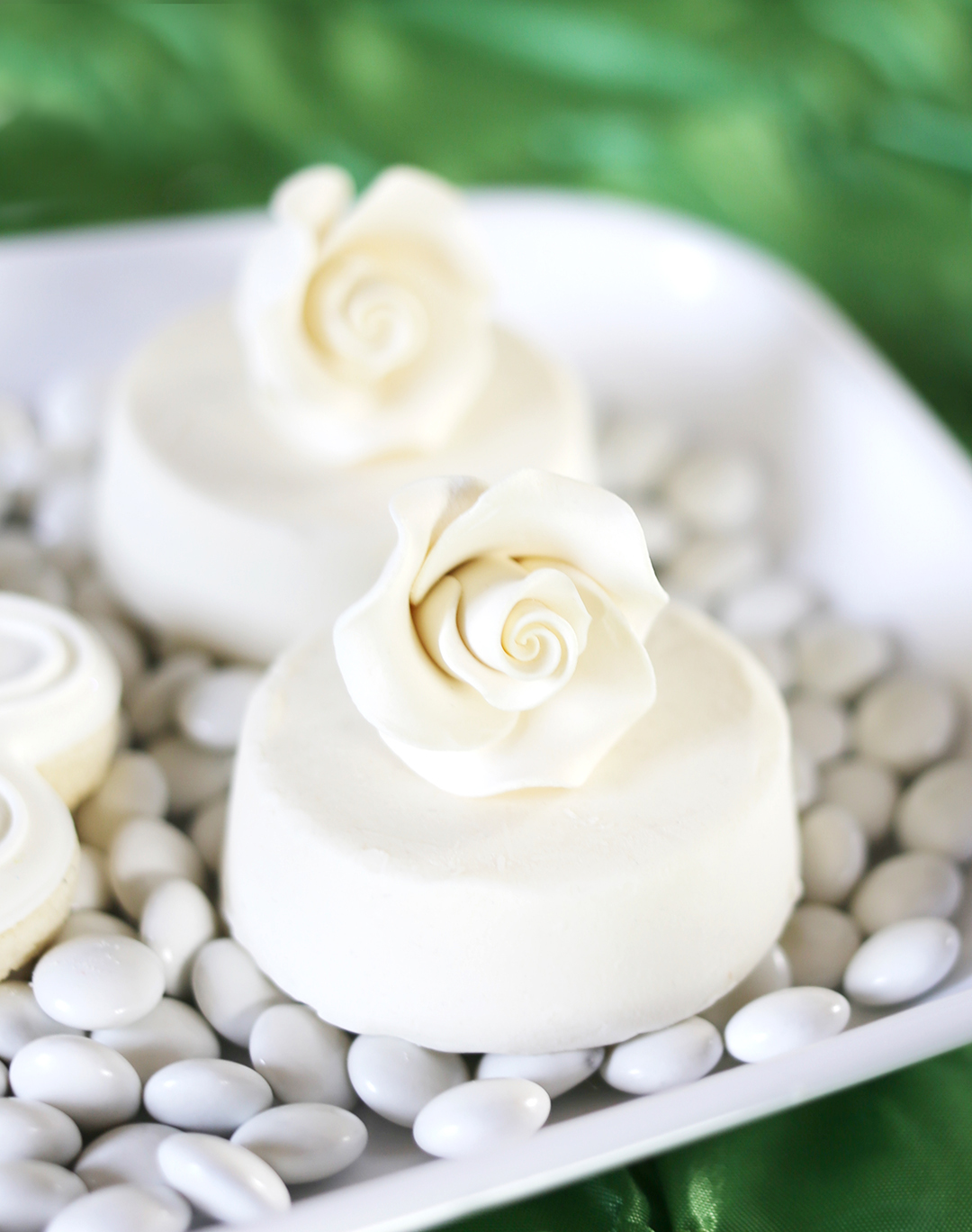 Greenery Dessert Table White Trays
