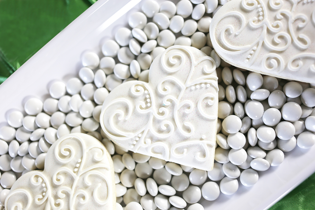 Wedding Heart Cookies