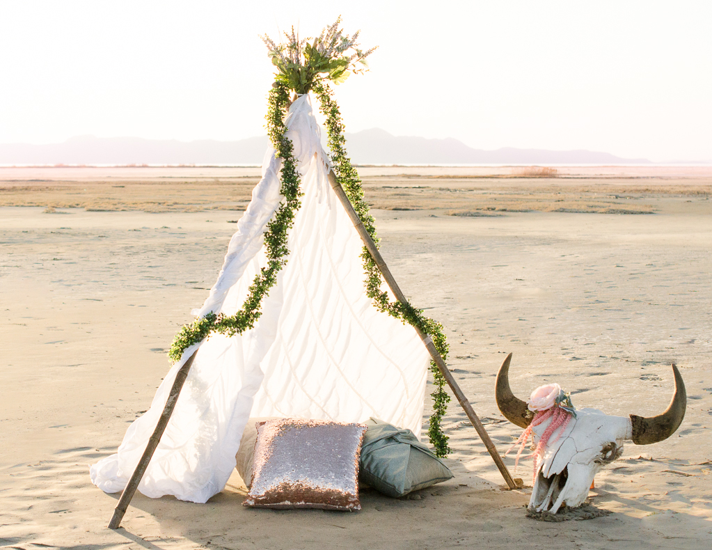 Boho Wedding Teepee