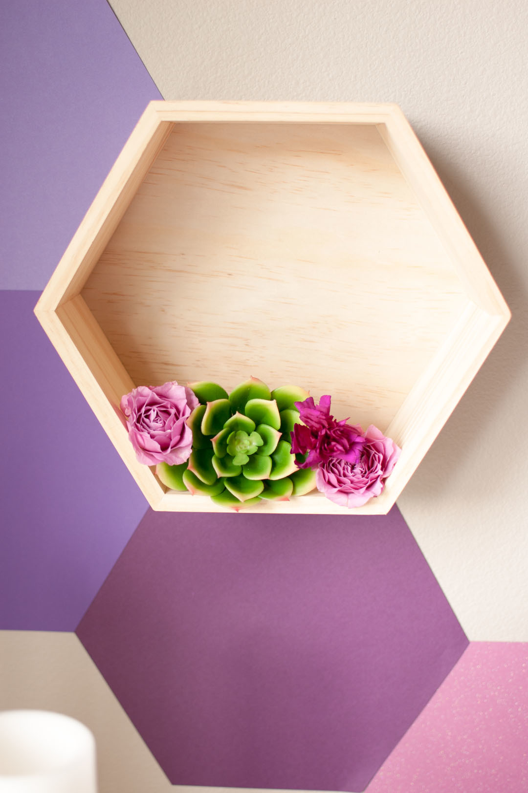 Looking for a chic Bridal Shower Theme? Check out our Purple Geometric Terrarium Bridal Shower with the help of Oriental Trading.