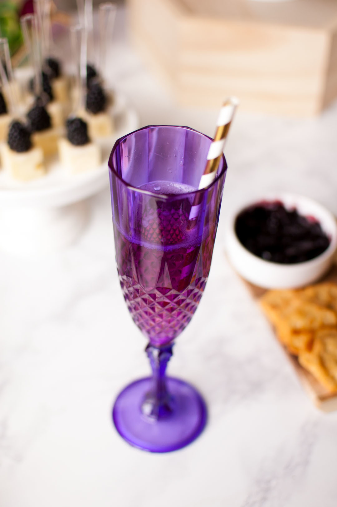 Looking for a chic Bridal Shower Theme? Check out our Purple Geometric Terrarium Bridal Shower with the help of Oriental Trading.