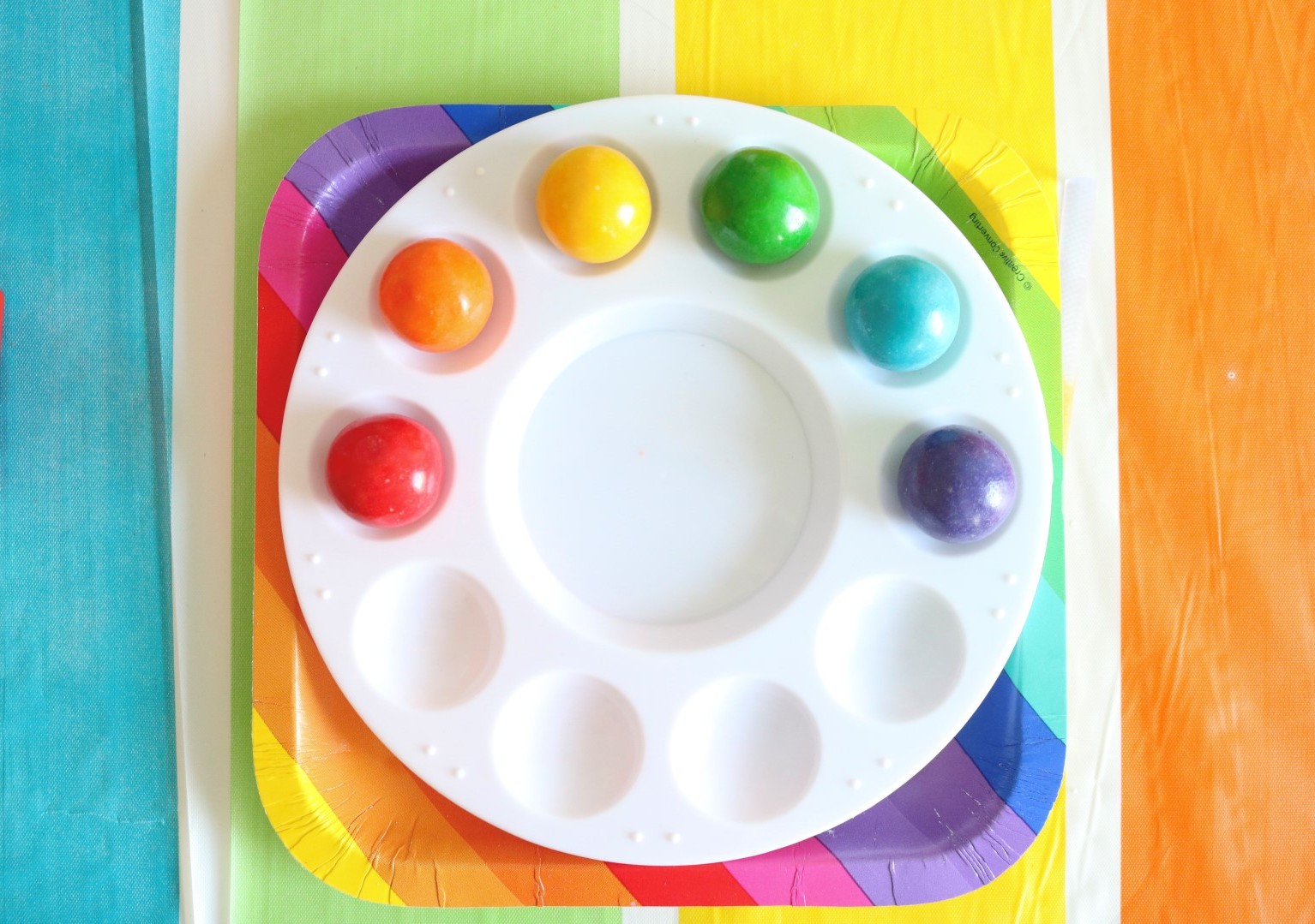 Rainbow Arts and Crafts Party Ideas