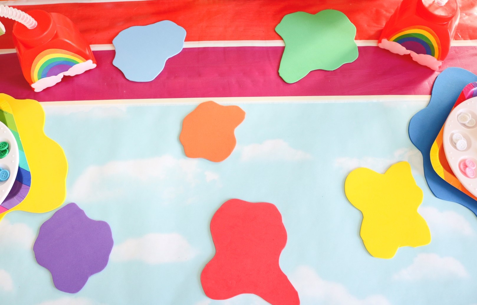 Rainbow Craft Party Ideas