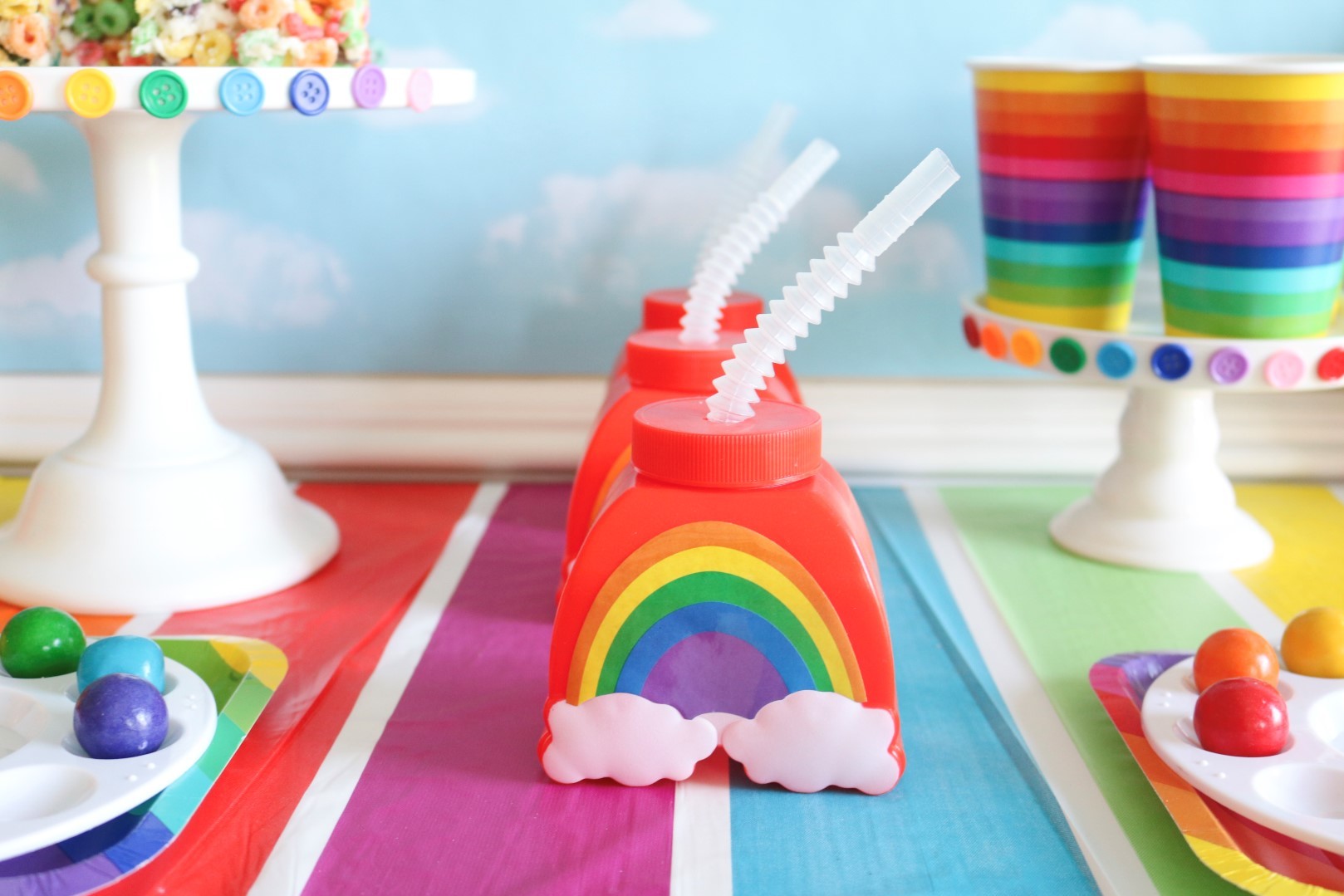 Rainbow Arts and Crafts Party Ideas