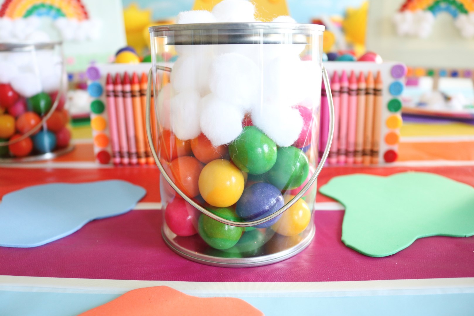 Rainbow Arts and Crafts Party Ideas