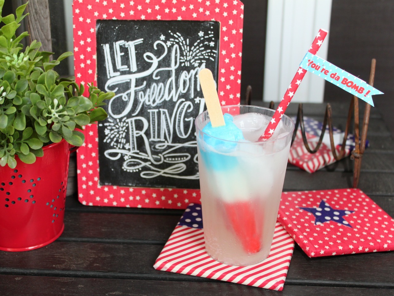 4th of July Patriotic Drink
