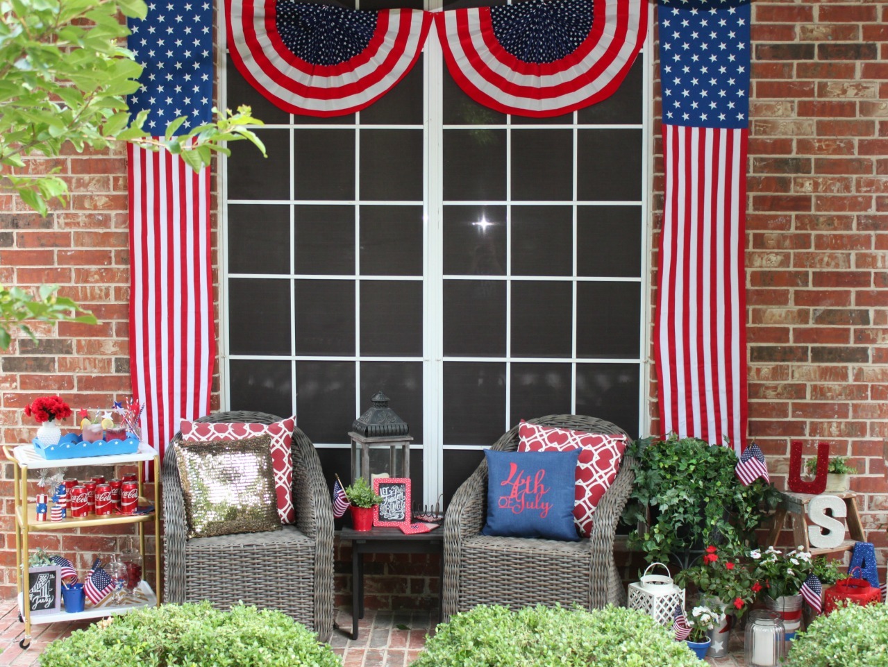 4th of July Porch Decorations
