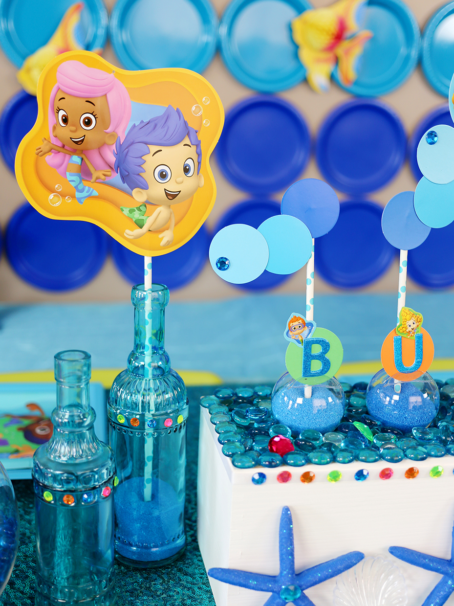 Personalised Bubble Guppies Birthday Party Supplies Decorations 