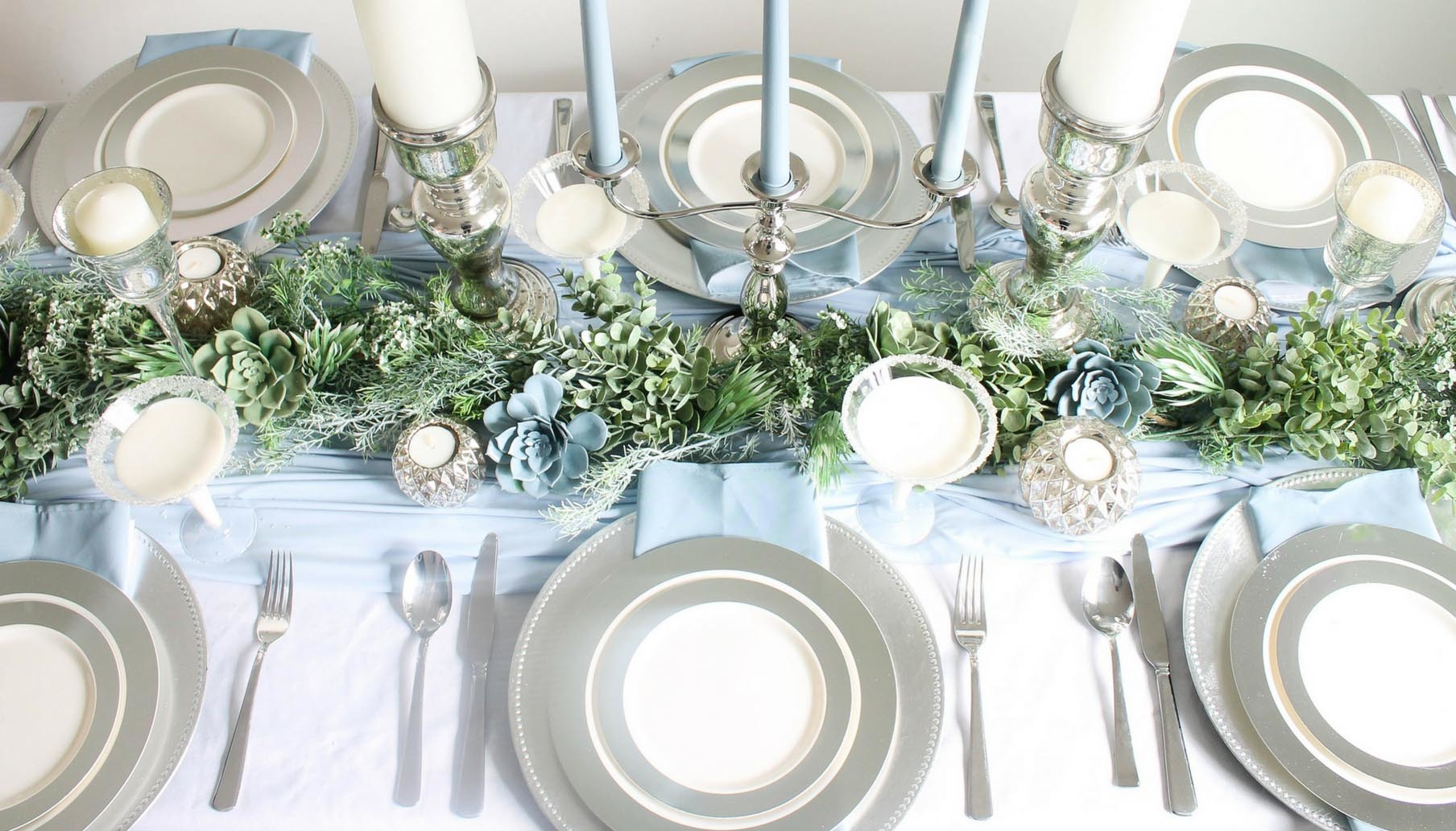 Dusty Blue Winter Wedding | Fun365