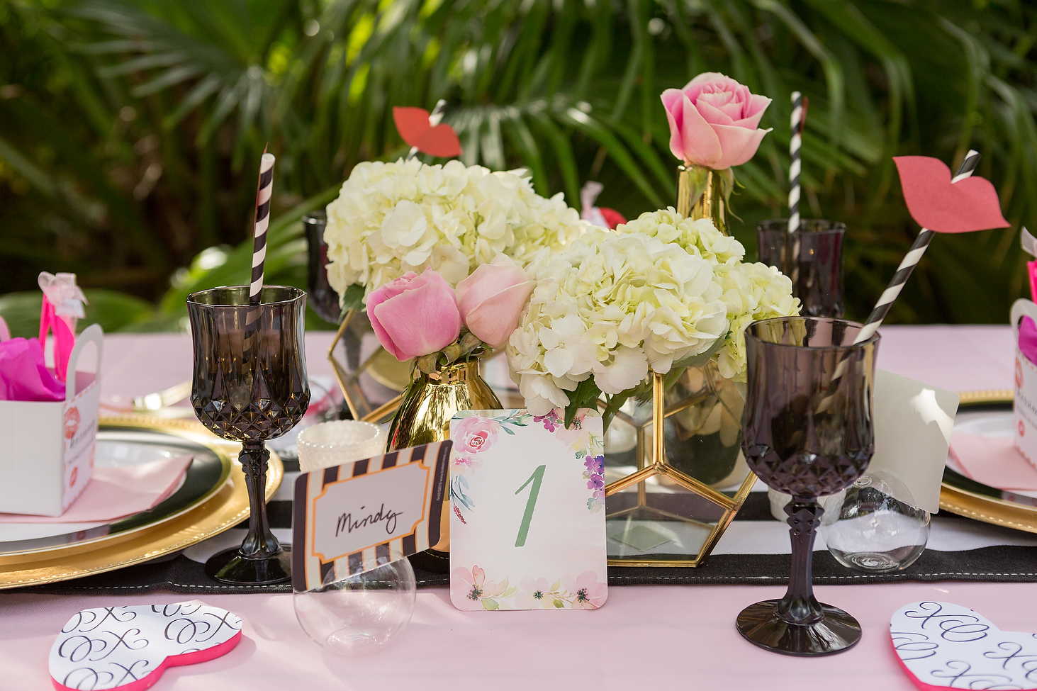 Modern Black And Pink Bridal Shower | Fun365