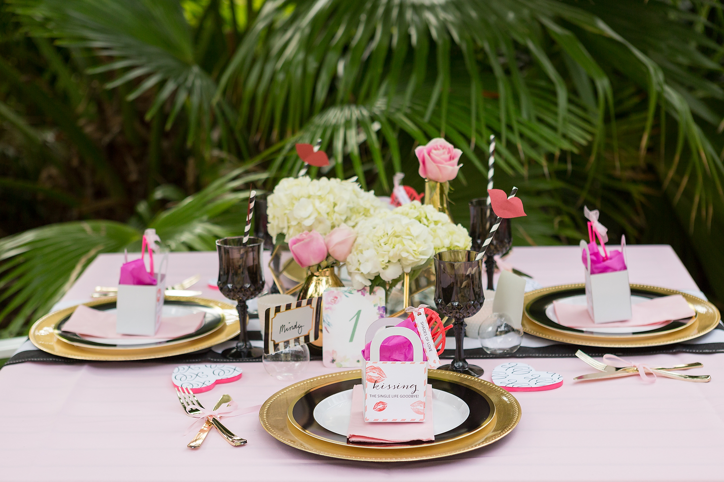 Modern Black And Pink Bridal Shower | Fun365