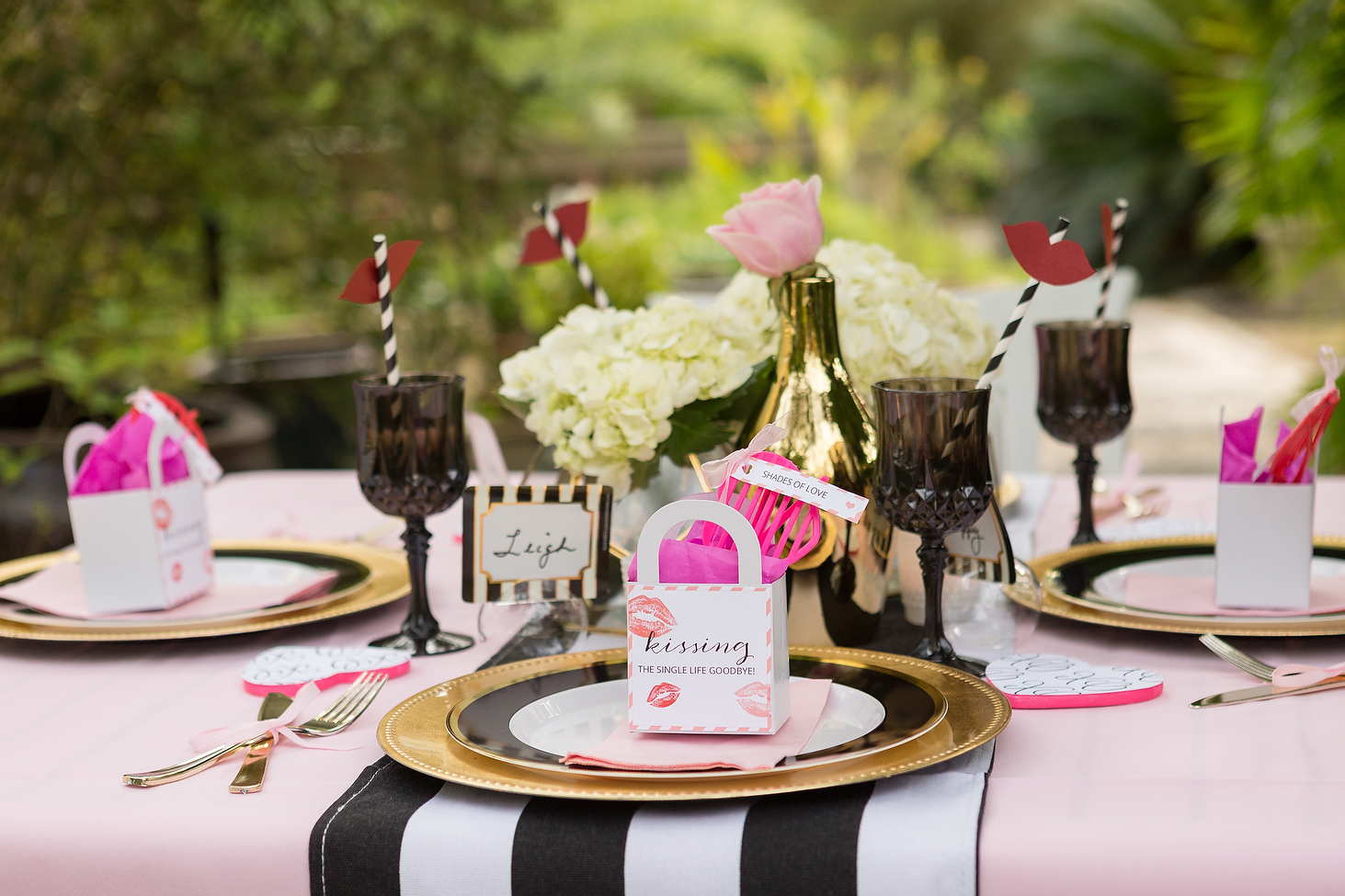 Modern Black And Pink Bridal Shower | Fun365