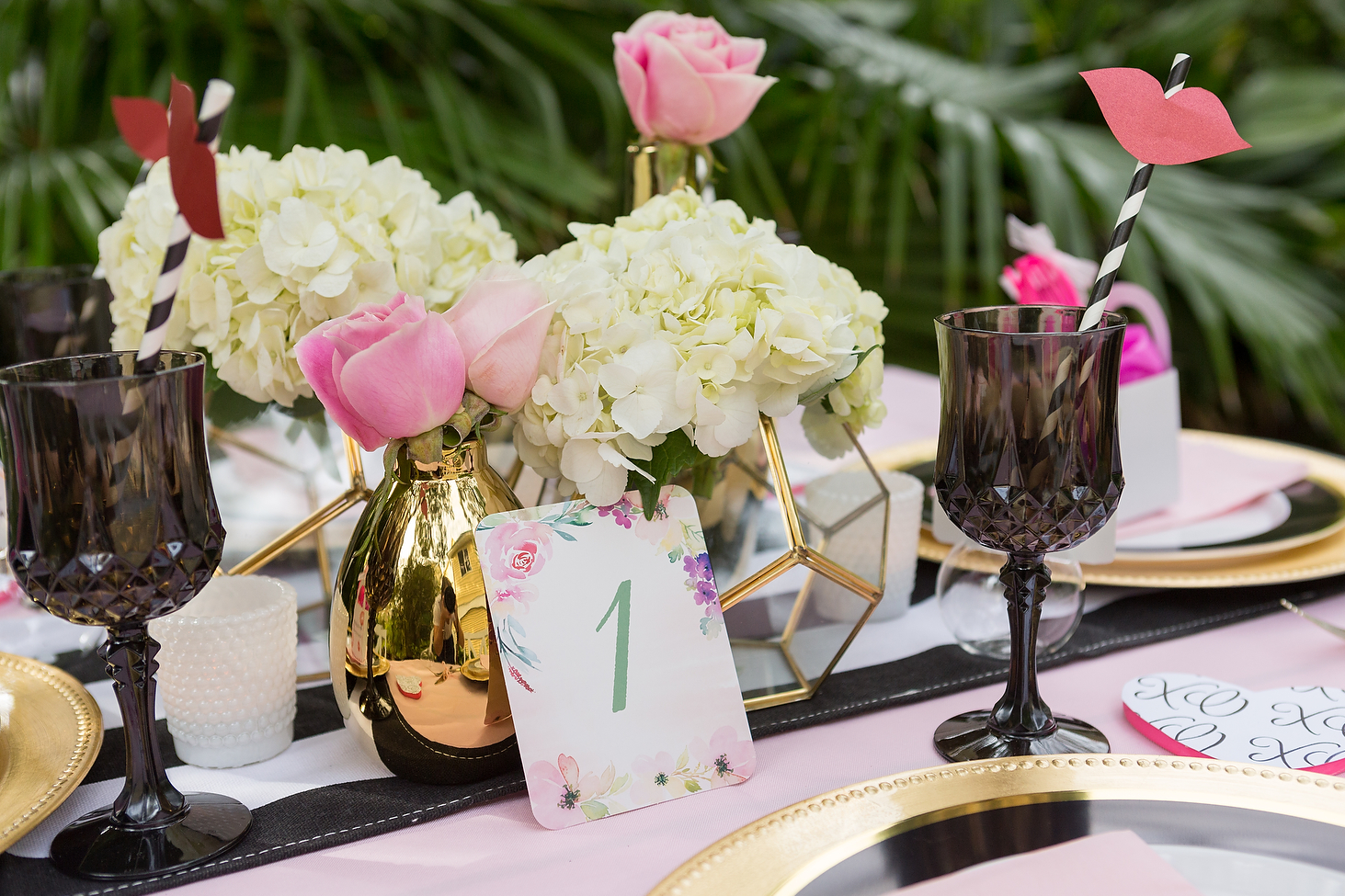 Modern Black And Pink Bridal Shower | Fun365