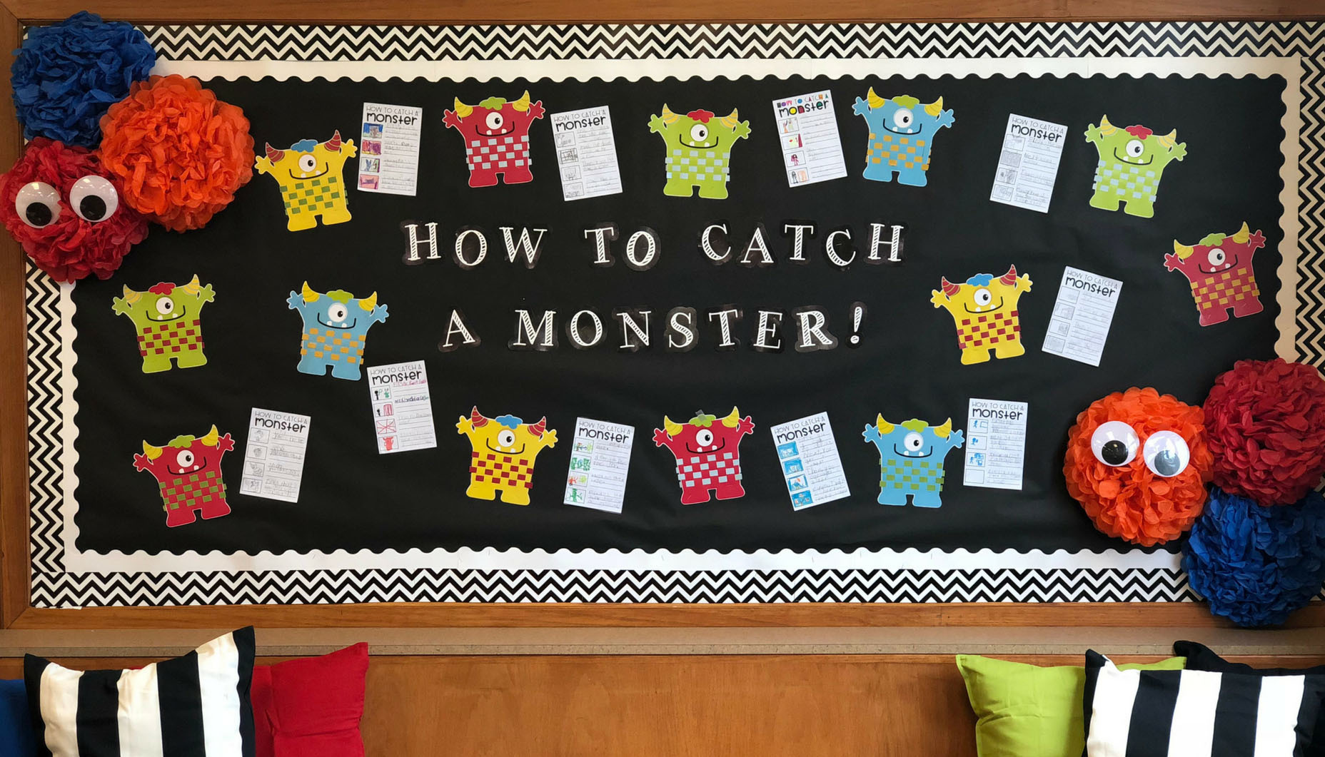 How to Catch a Monster Bulletin Board | Fun365