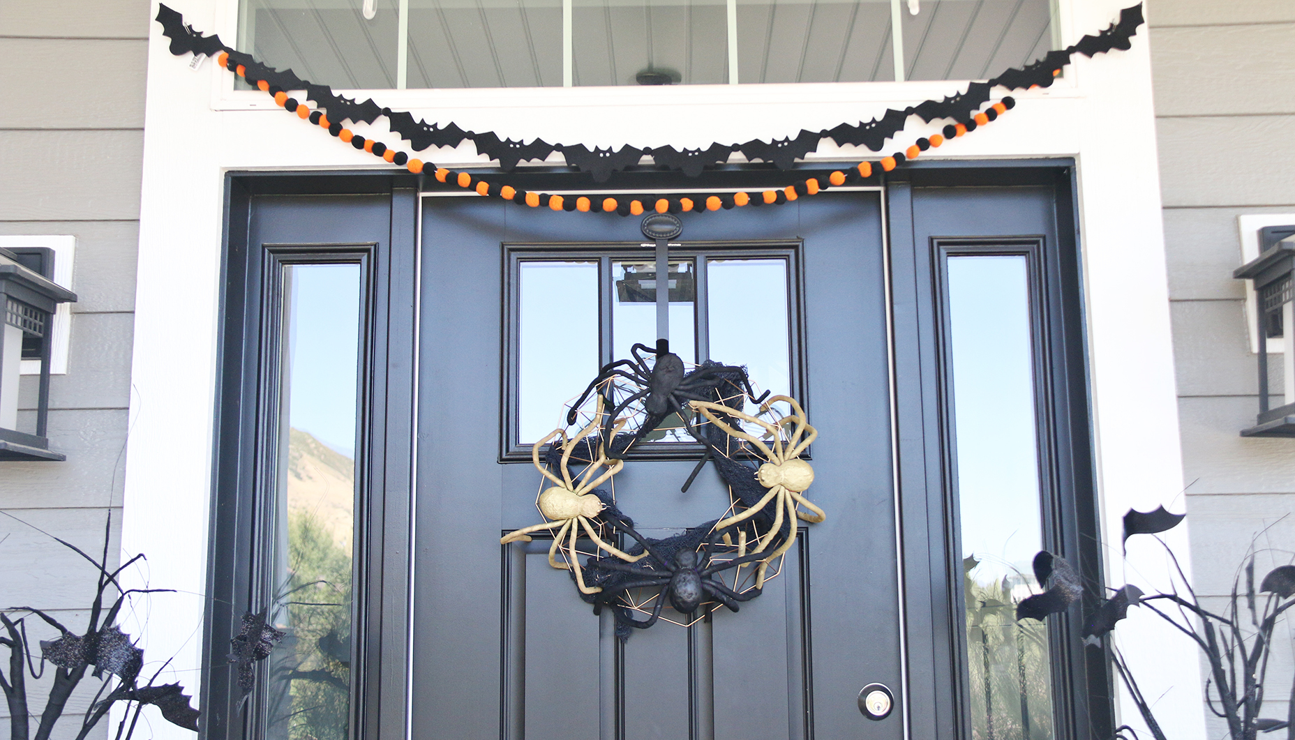 Classic Halloween Porch with Gold | Fun365