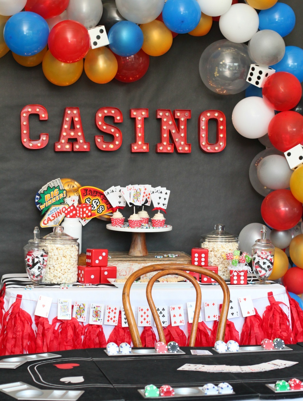 Casino Birthday Party Decorations 