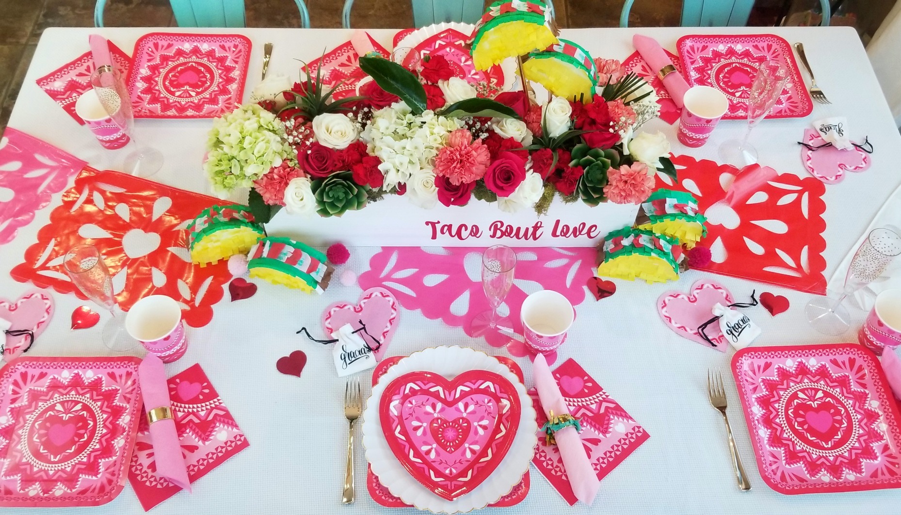 Valentine's Day Fiesta Table