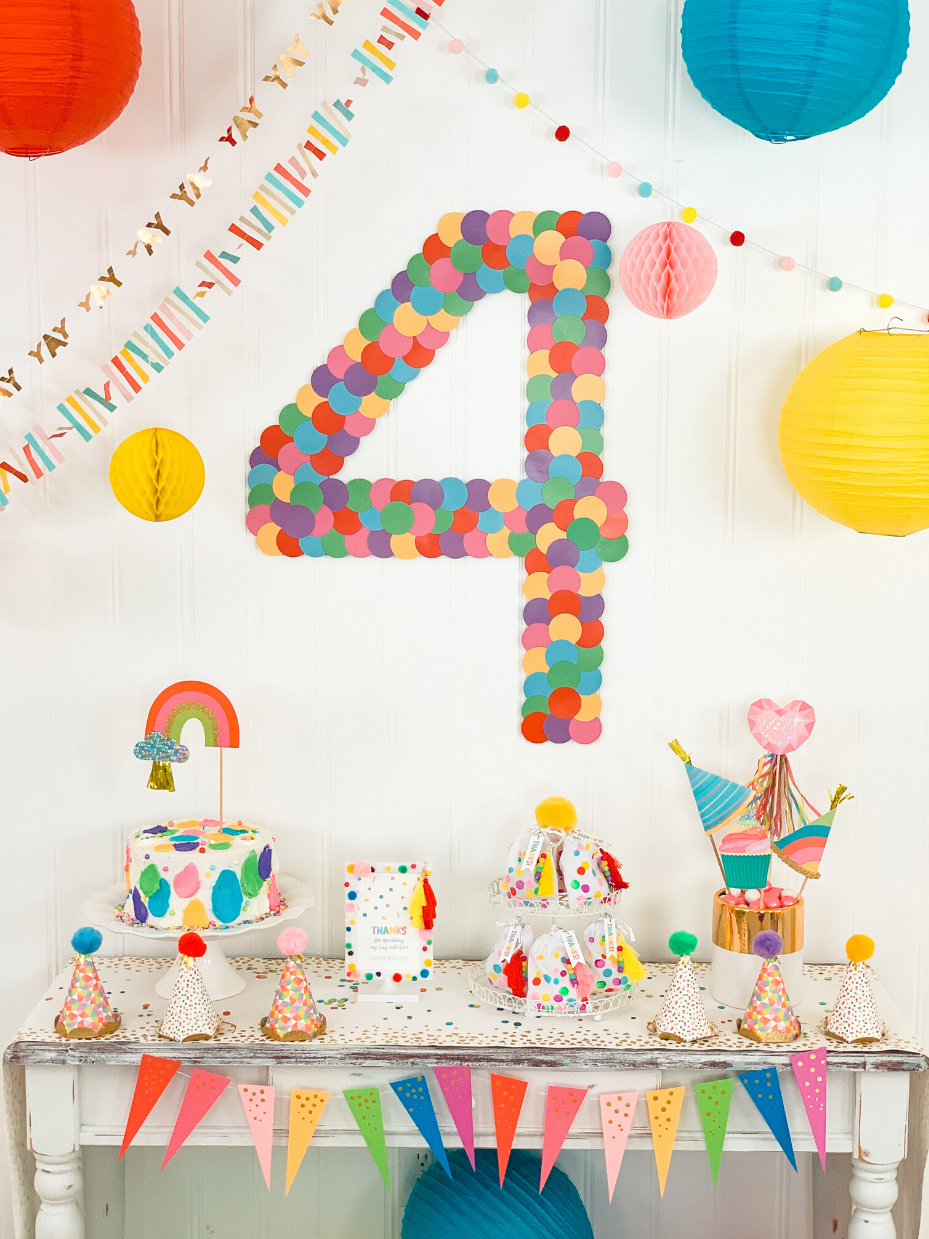 Toss the confetti, the cutest party for kiddos is here! This confetti filled fete is great for any age, and it includes free confetti printables!