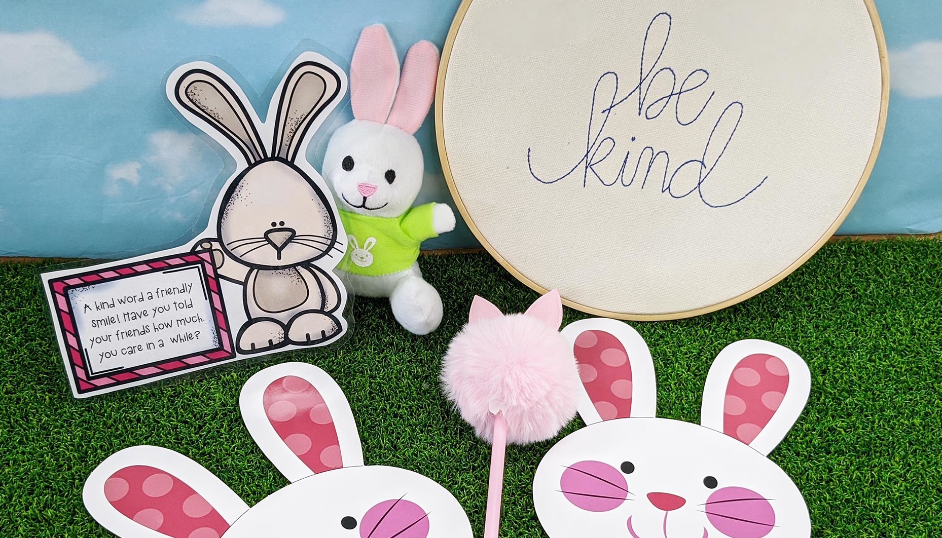Bunny on a Bookshelf behavior ideas and Freebies for teachers