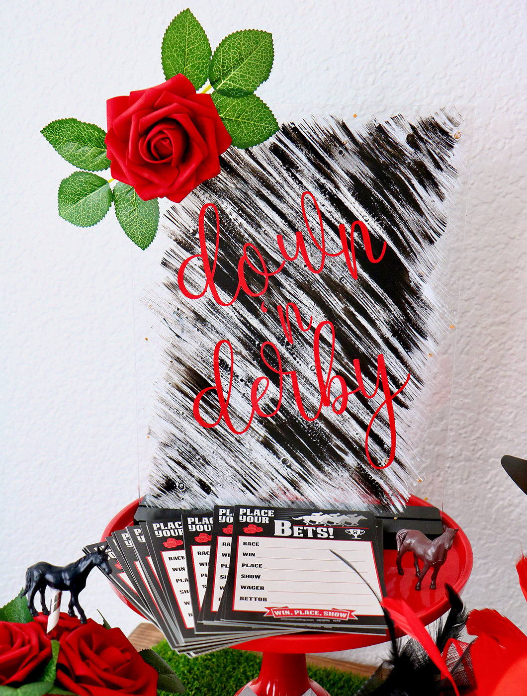 Red Rose Kentucky Derby Party Ideas — Mint Event Design