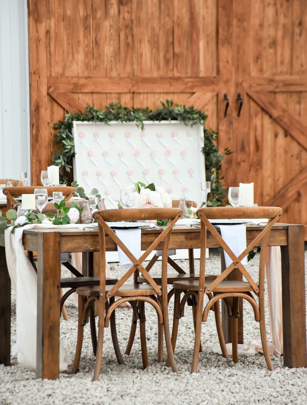 spring barn wedding