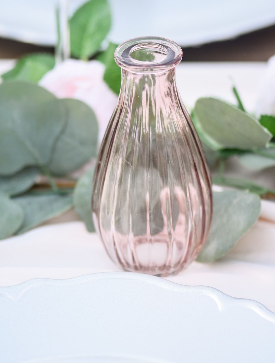 vase at spring barn wedding
