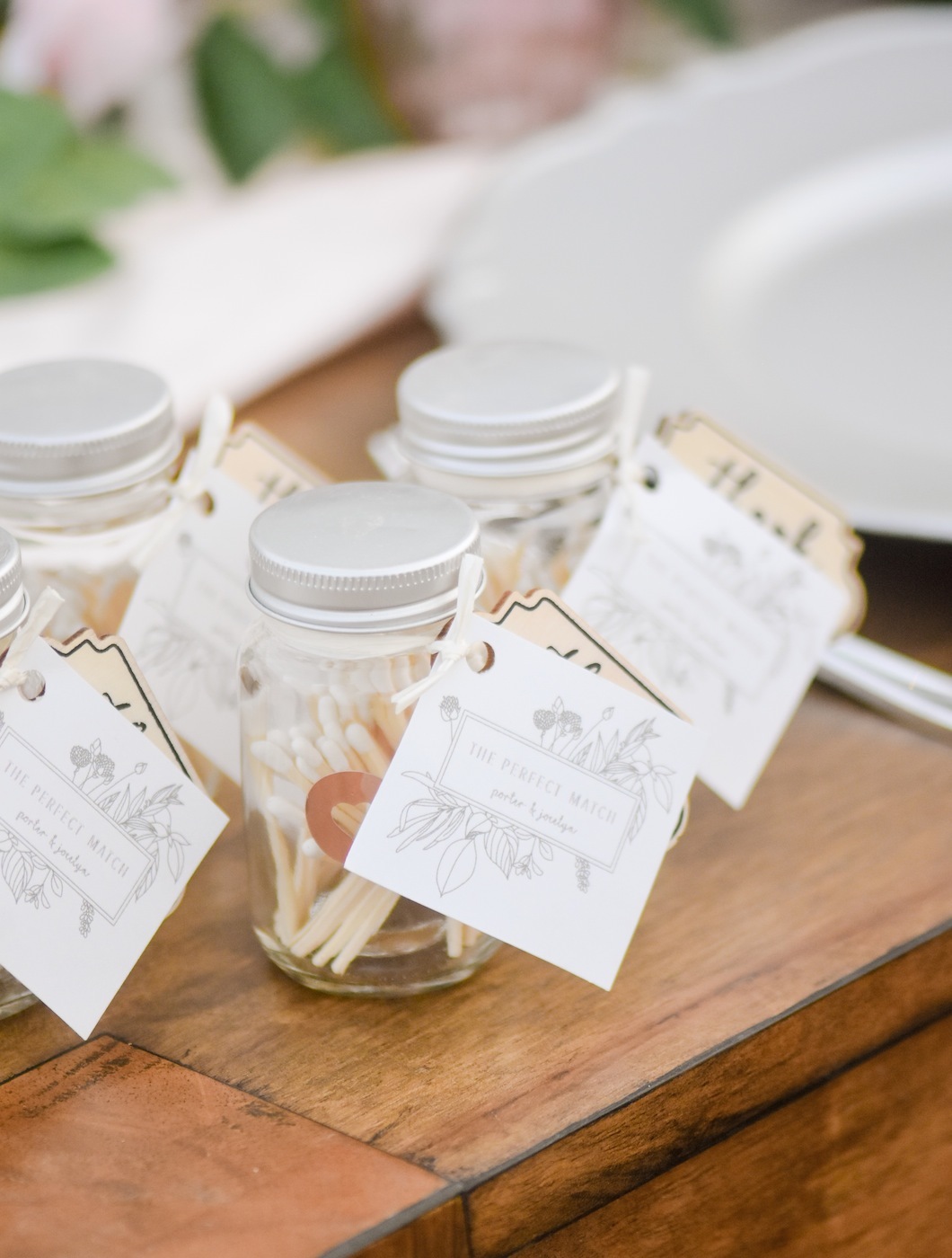 perfect match wedding favors
