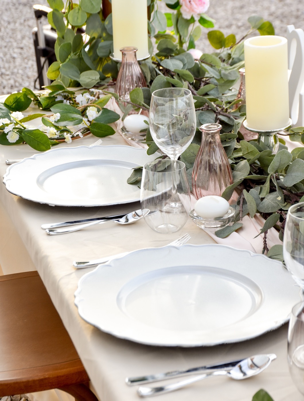 head table decorating barn wedding ideas