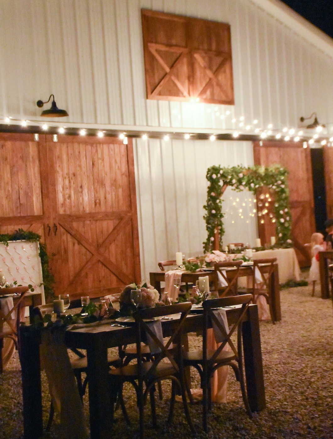spring barn wedding