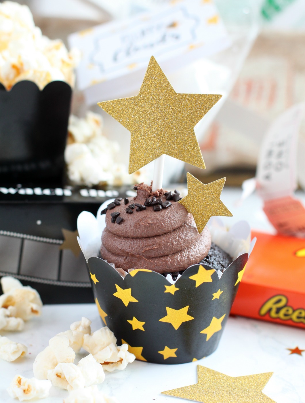 Sparkly Star Cupcakes