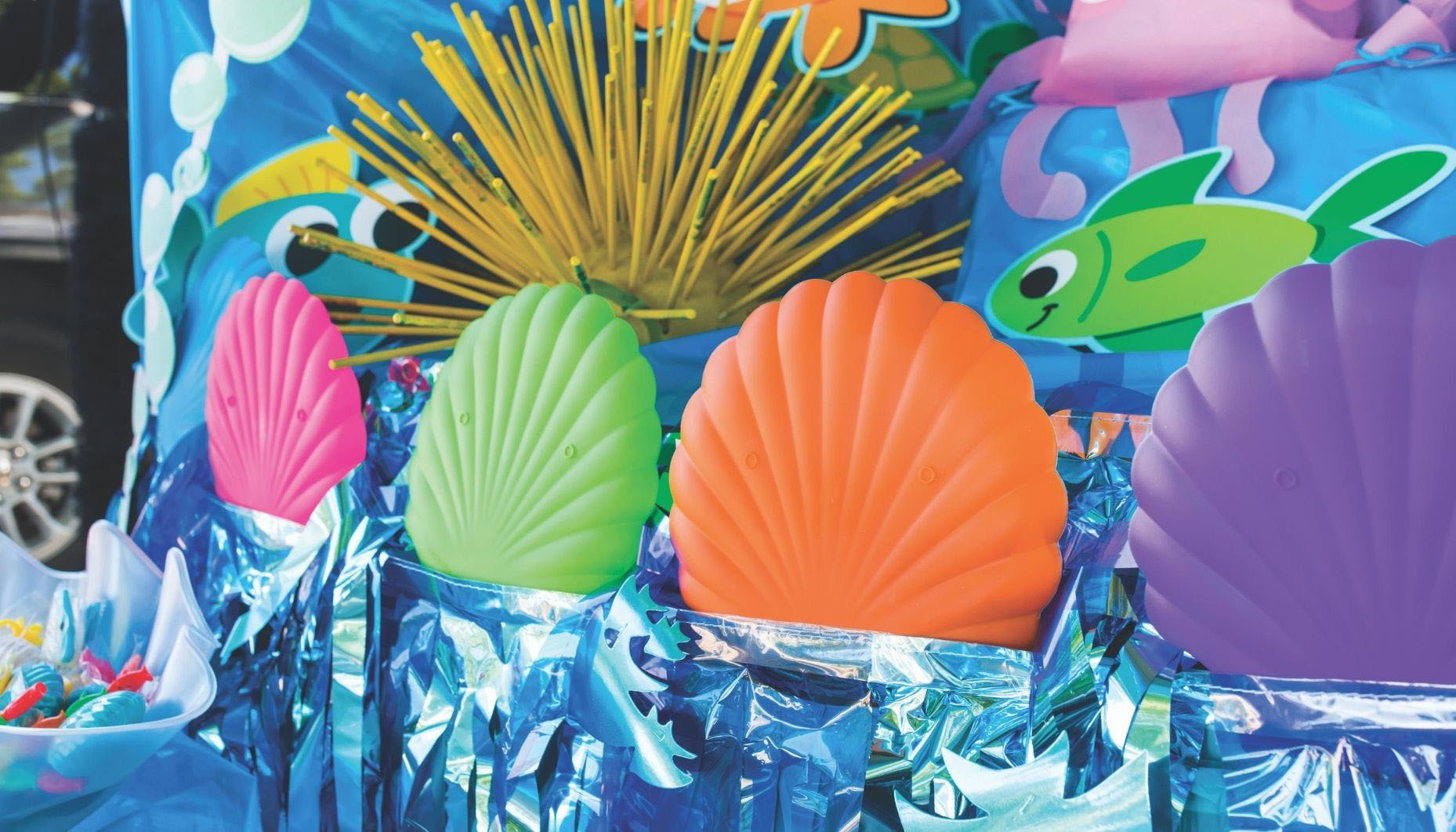 Sea Shell Plates Border