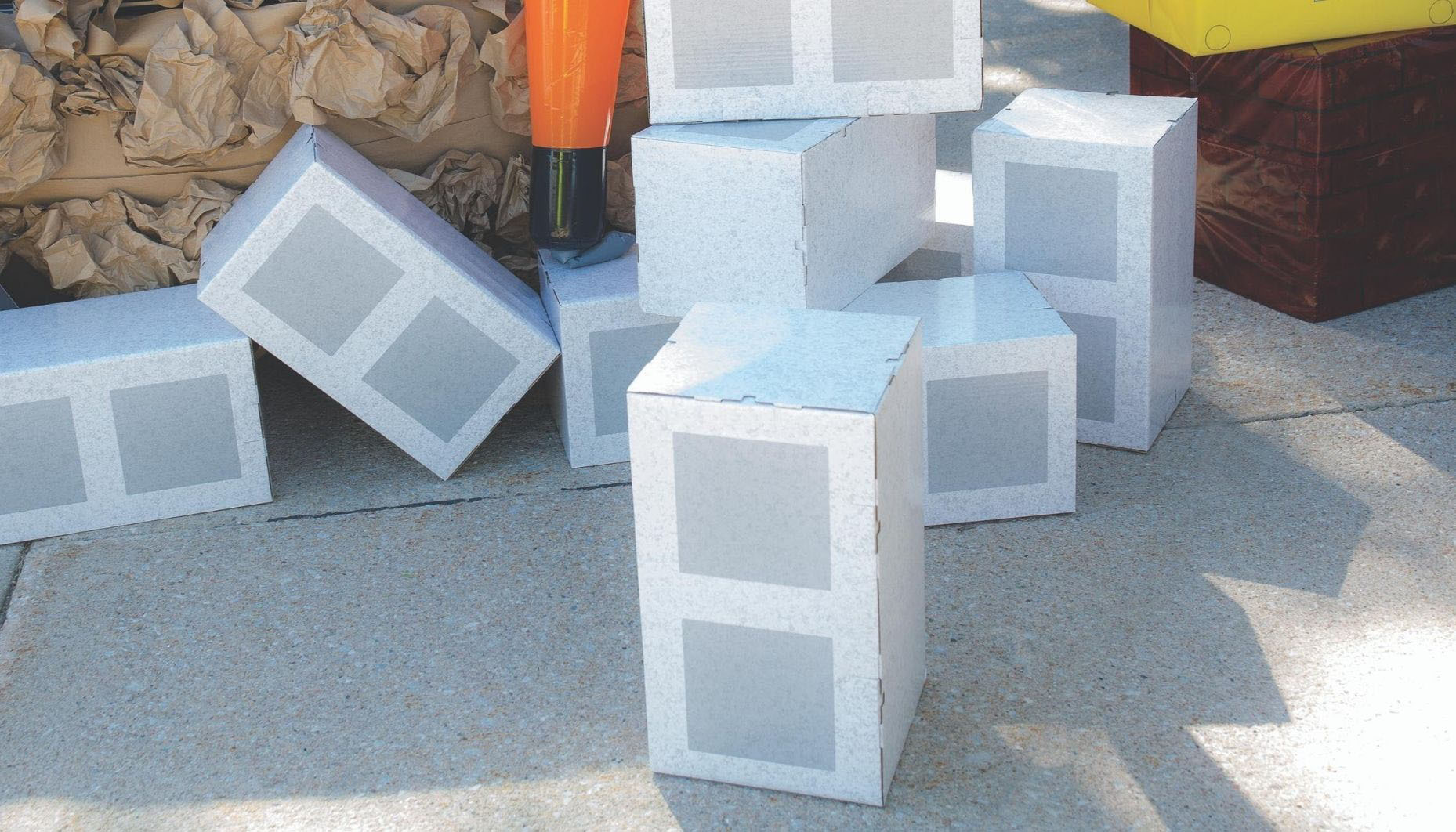 Cinder Block Stand-ups