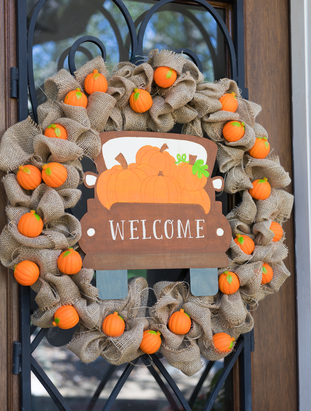 Pumpkin Patch Fall Wreath