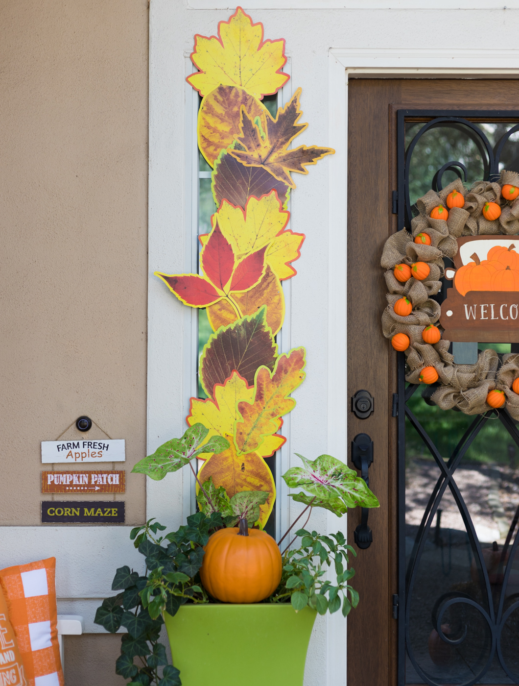 Giant Fall Leaf Garland