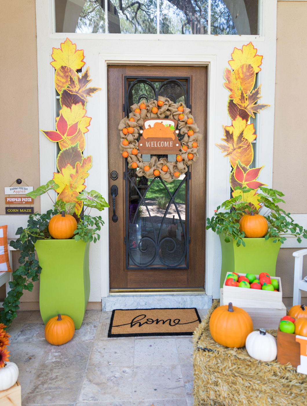 Fall Harvest Front Porch