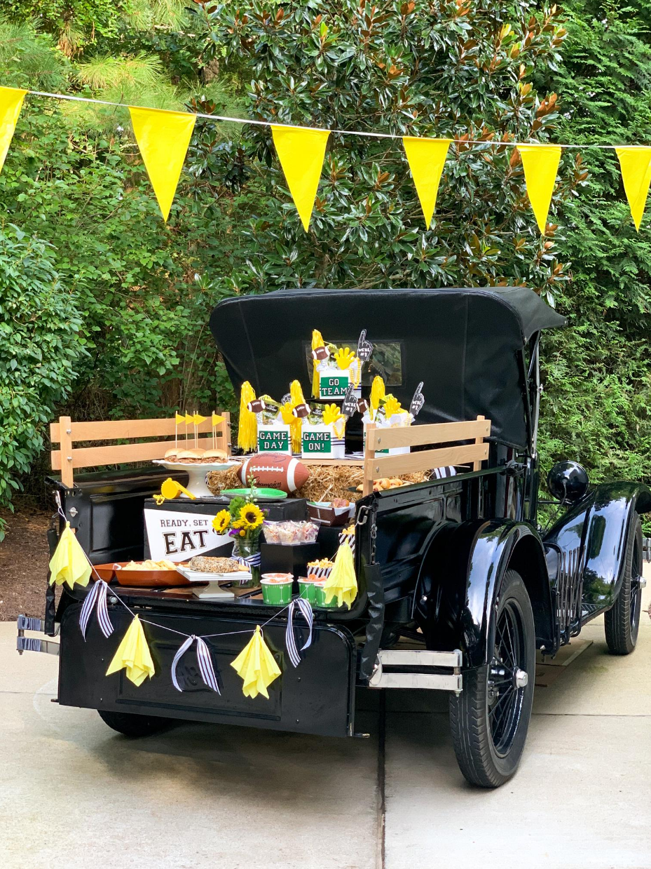 Get creative ideas for styling a tailgate party!