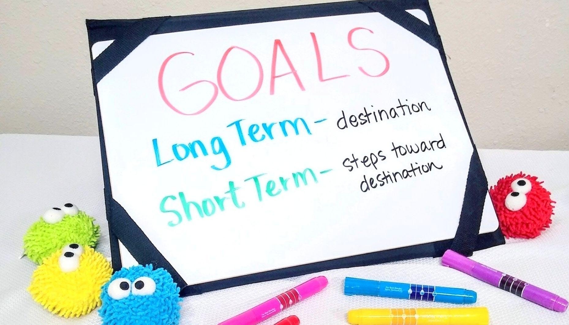 long-term and short-term goals